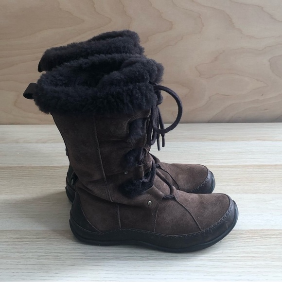 The North Face Shoes - Brown Fur-Lined Women's Boots Size 6